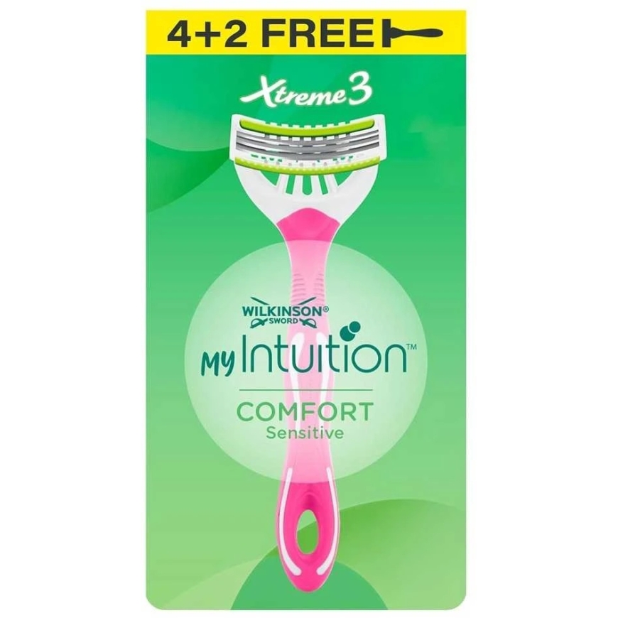 Wilkinson Sword Wilkinson My Intuition Xtreme3 Comfort Sensitive одноразовые бритвы, 6 шт.