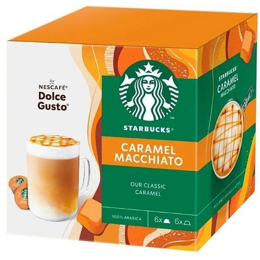 Nescafe Kahvikapselit STARBUCKS CARAMEL MACCHIATO, 12 kpl. – 5
