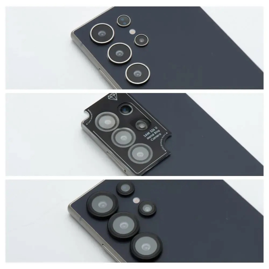 Blue Star Easy Install camera lens protector for Samsung Galaxy S26 (S942) black – 3