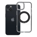 Frame Circle Stand maciņš ar statīvu un MagSafe atbalstu telefonam iPhone 13 melns Frame Circle Stand maciņš ar statīvu un MagSafe atbalstu telefonam iPhone 13 melns