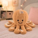 Lean Toys Pliušinis žaislas - smėlio spalvos aštuonkojis, 16 x 10 x 10 cm Lean Toys Pliušinis žaislas - smėlio spalvos aštuonkojis, 16 x 10 x 10 cm