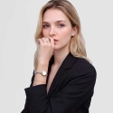 Daniel Wellington kuldkattega kõrvarõngad Swarovski pärlitega DW00401955