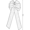 Party Deco Jõuluehe KOKARDA KATTEGA 72 CM STIILBURG