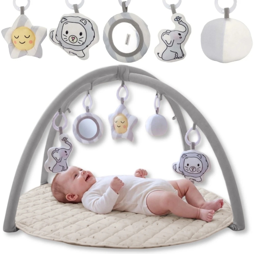 Пазл Развивающий коврик с двумя арками Milly Mally TinyMini Nature, 0+ месяцев