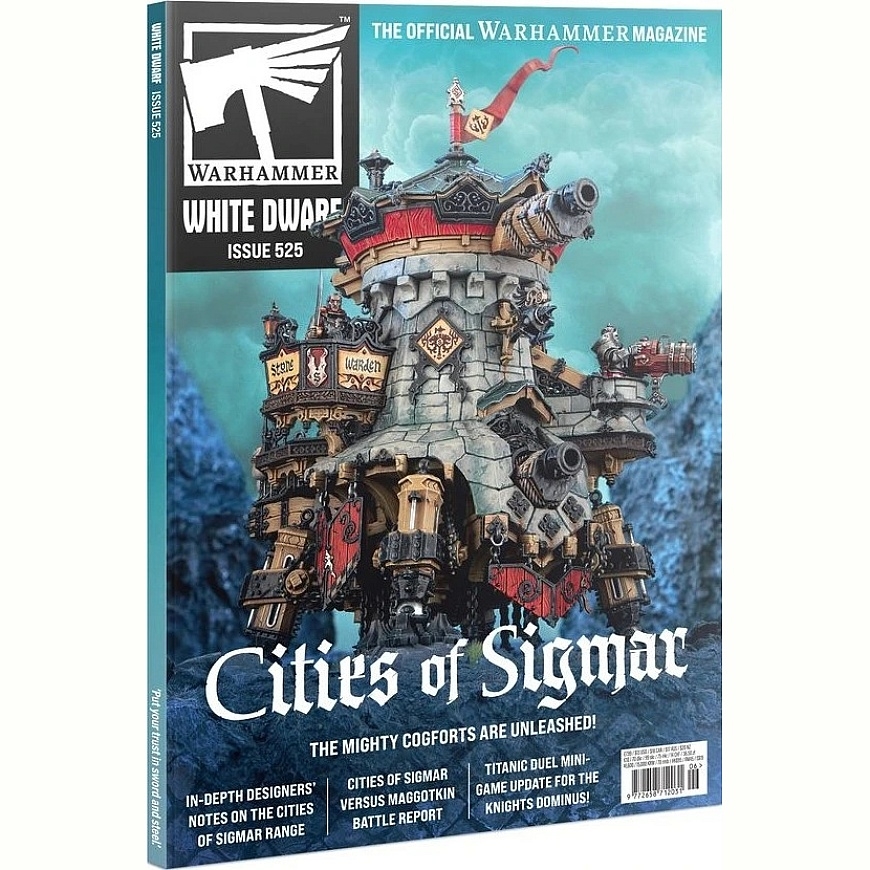 Games Workshop Warhammer - Baltas DWARF 525 žurnalas