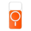 Clear Fusion Mag phone case with MagSafe support for Samsung Galaxy S26 Ultra (S948) orange