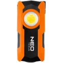 Rechargeable workshop lamp with flashlight 1500+100lm Rechargeable workshop lamp with flashlight 1500+100lm