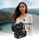 Blavec Лавалерные микрофоны x 2 MK-02 ClipGo Combo: Type C, Lightning, BT (LMMK02-B) черный Blavec Лавалерные микрофоны x 2 MK-02 ClipGo Combo: Type C, Lightning, BT (LMMK02-B) черный