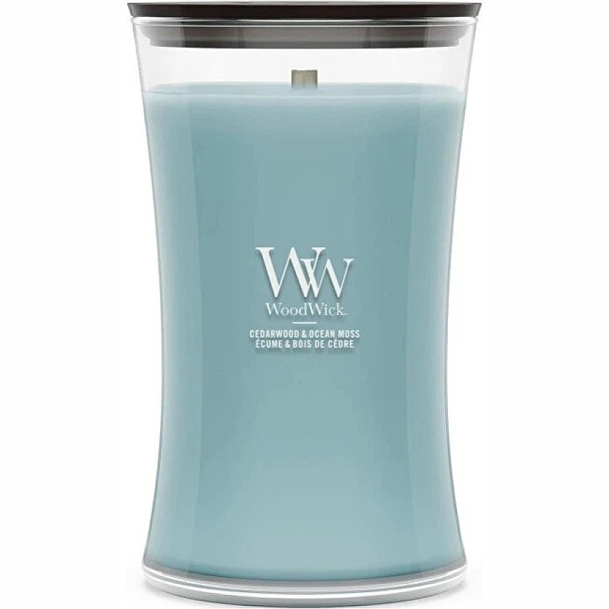 Woodwick Kedro mediena ir vandenyno samanos – 3