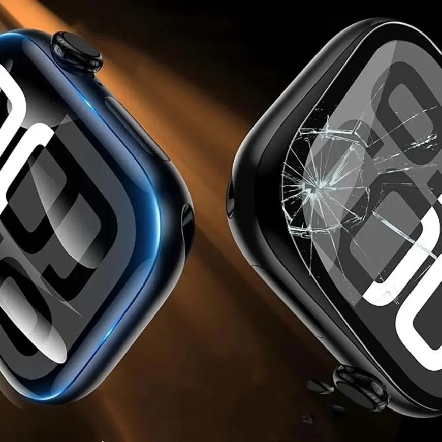 Tech-Protect tempered glass for Xiaomi Watch 5 | black (3 pcs.) – 4