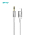 BWOO AUX-кабель Type C на 3,5 мм разъем аудио AUX074 BWOO AUX-кабель Type C на 3,5 мм разъем аудио AUX074