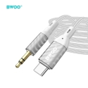 BWOO AUX kabelis Type C į 3,5 mm jungtį audio AUX074