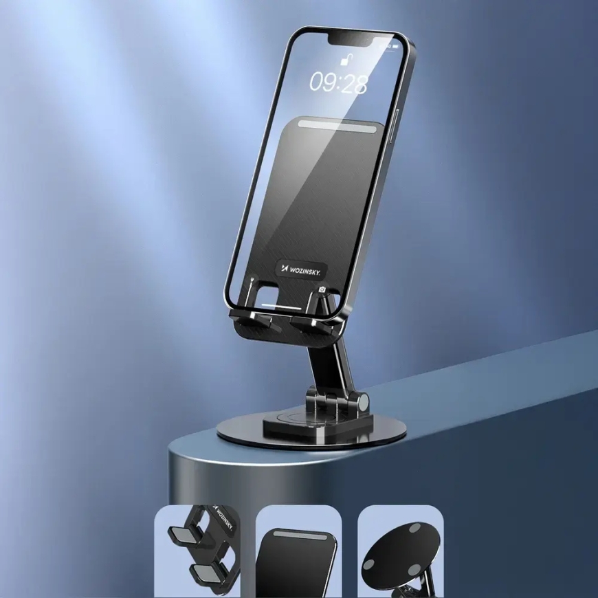 Wozinsky WPT-K393 stabilus laikiklis telefonams ir planšetėms - juodas – 4