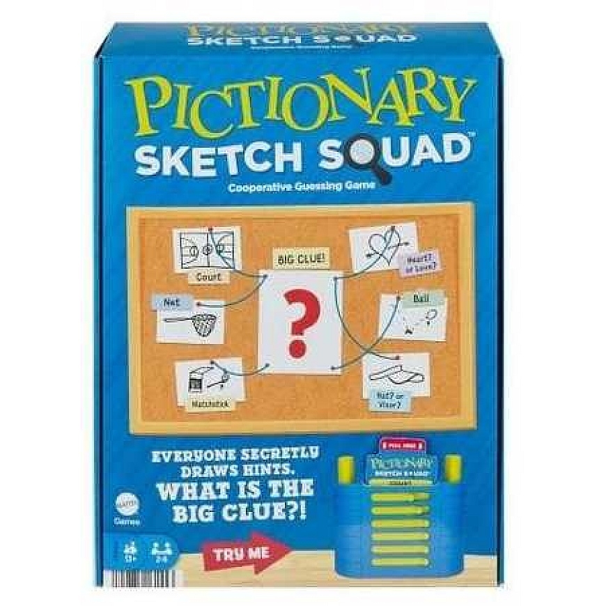 Mattel Pictionary vihjeiden etsiminen HVG00 – 2