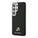 Karl Lagerfeld Grained PU Leather K&CH Heads telefono dėklas su MagSafe palaikymu Samsung Galaxy S26 Ultra (S948) juodas Karl Lagerfeld Grained PU Leather K&CH Heads telefono dėklas su MagSafe palaikymu Samsung Galaxy S26 Ultra (S948) juodas