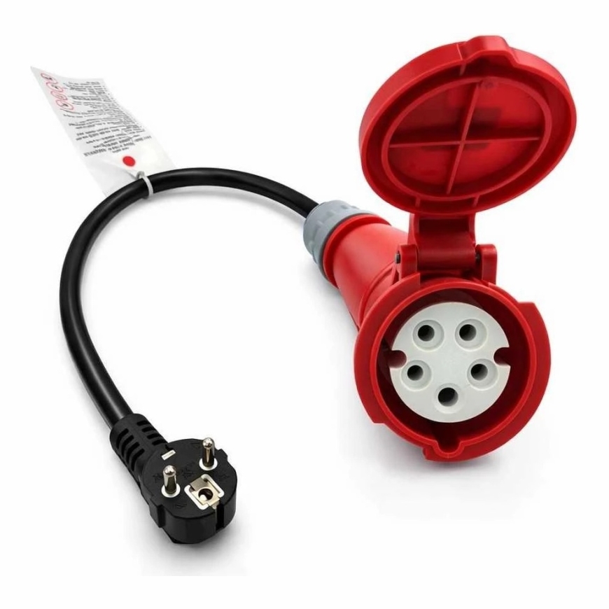 Adapteris Reach CEE 16A 400V to 220V Schuko