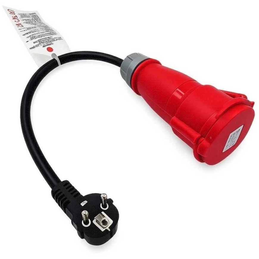 Адаптер Reach CEE 16A 400V на 220V Schuko – 3