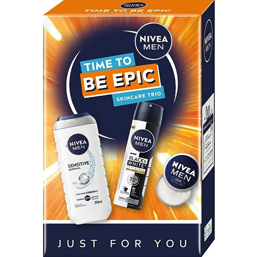 Nivea Lahjasetti miehille "Time to Be Epic"