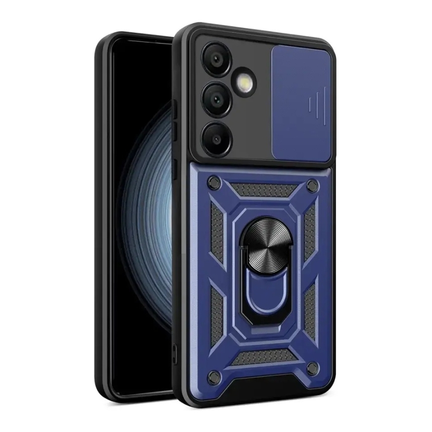 Hybrid Armor Camshield telefoni ümbris alusega Samsung Galaxy A56 (A566) sinine (kaamera kaitsega)