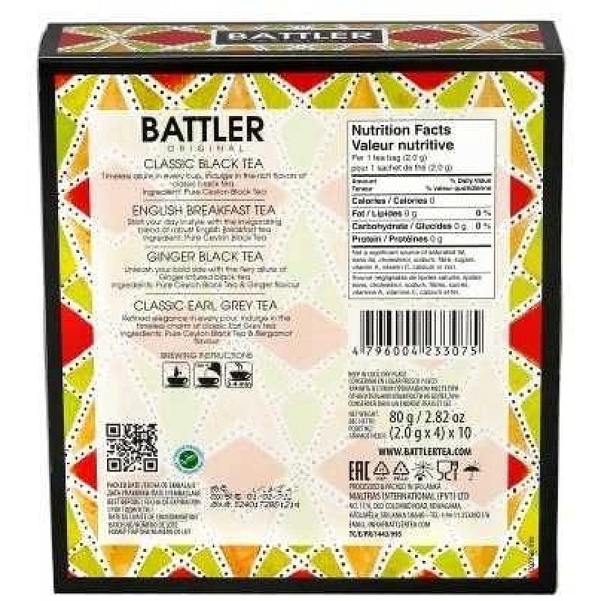Battler Original Musta Teesampler, 40 kpl. – 5