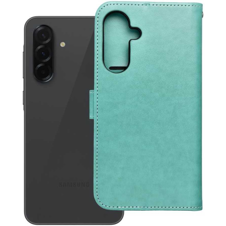 Forcell Oem MEZZO raamatukott Samsung Galaxy A36 5G jaoks puidust roheline värv – 4