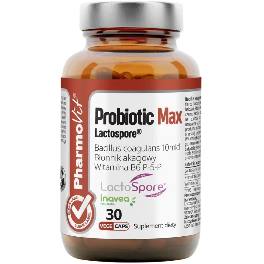 Pharmovit Probiotic Max Lactospore® dietary supplement 30 capsules