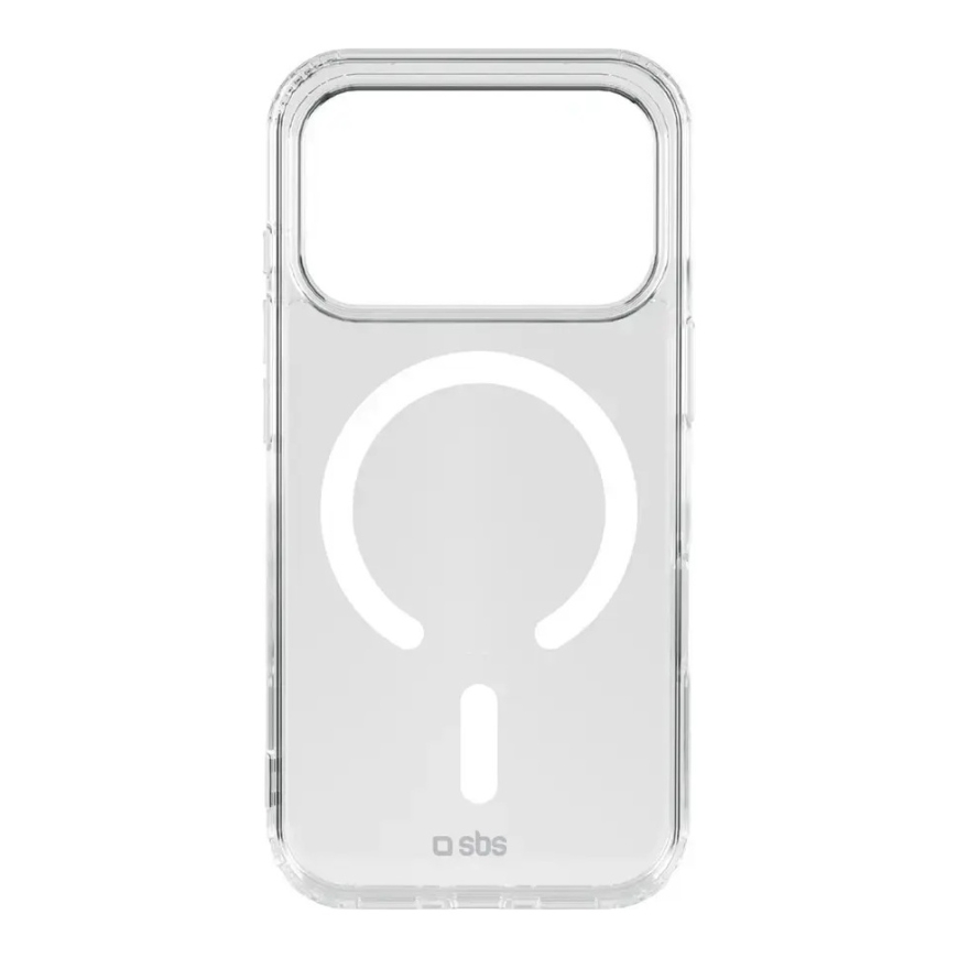 SBS D3O Active Case iPhone 18 Pro / 17 Pro MagSafe suderinamas - Permatomas