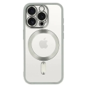 Metalinis Magsafe dėklas Samsung Galaxy S25 Sidabrinė Metalinis Magsafe dėklas Samsung Galaxy S25 Sidabrinė