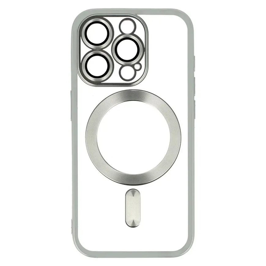 Metallic Magsafe Case for Samsung Galaxy S25 Silver – 4