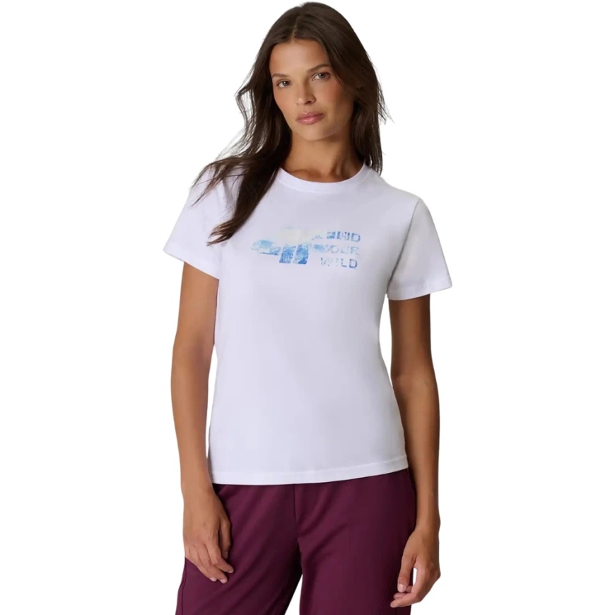 Women's T-shirt 4F F3496 white 4FWAW26TTSHF3496 10S (2XL)