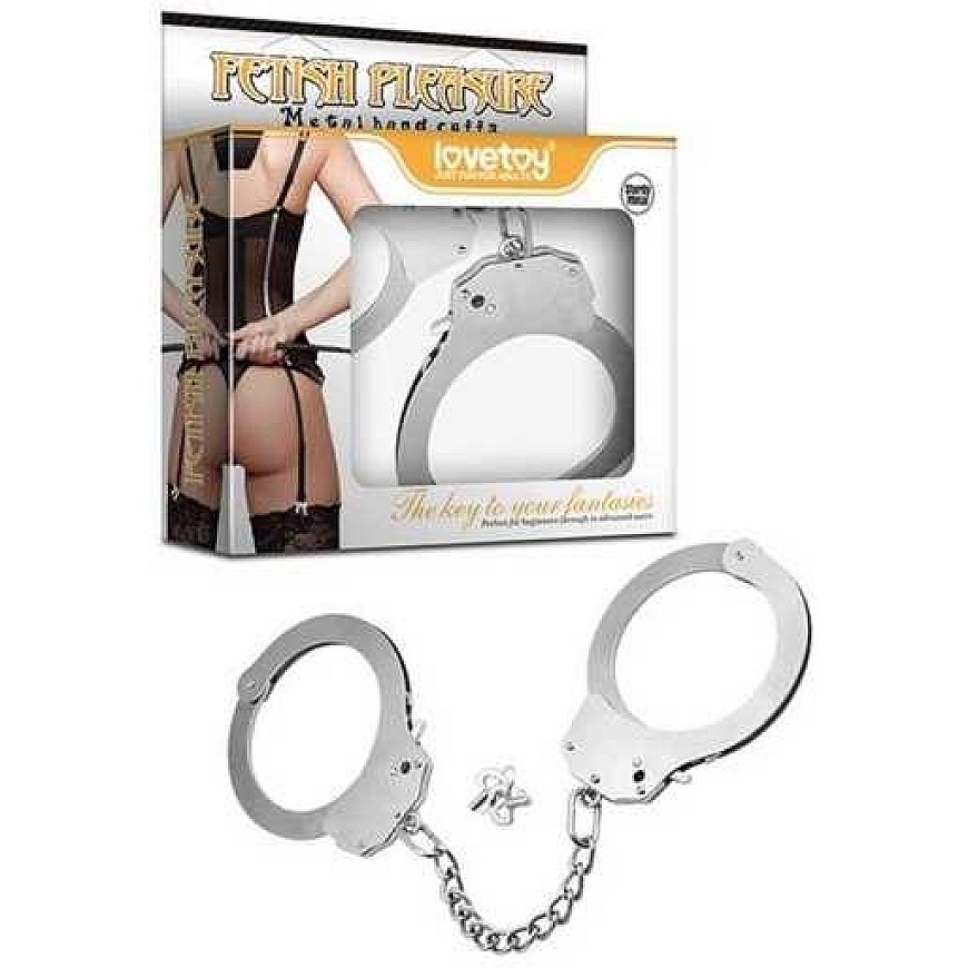 LOVETOY Fetish Pleasure metaliniai rankogaliai