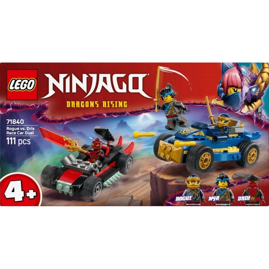 LEGO® Ninjago Rogue vs. Drixi võidusõit 71840 – 2