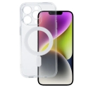 TEL PROTECT MagSilicone telefono dėklas su MagSafe palaikymu iPhone 14 Pro skaidrus