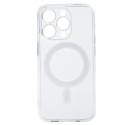 TEL PROTECT MagSilicone phone case with MagSafe support for iPhone 14 Pro transparent