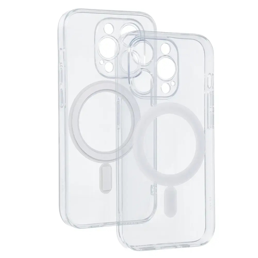 TEL PROTECT MagSilicone phone case with MagSafe support for iPhone 14 Pro transparent – 4