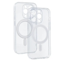 TEL PROTECT MagSilicone чехол с поддержкой MagSafe для телефона iPhone 14 Pro прозрачный
