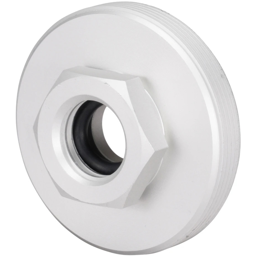 Makita Connector (1 pc), designed to connect a 500g grease cartridge to the grease press. Suitable for grease presses GP001G and