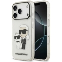 Karl Lagerfeld IML NFT Glitter Karl&Choupette kate iPhone 18 Pro / 17 Pro - läbipaistev Karl Lagerfeld IML NFT Glitter Karl&Choupette kate iPhone 18 Pro / 17 Pro - läbipaistev