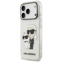 Karl Lagerfeld IML NFT Glitter Karl&Choupette case for iPhone 18 Pro / 17 Pro - transparent Karl Lagerfeld IML NFT Glitter Karl&Choupette case for iPhone 18 Pro / 17 Pro - transparent
