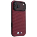 BMW M Carbon trükkidega MagSafe koosseis iPhone 18 Pro / 17 Pro Burgundia BMW M Carbon trükkidega MagSafe koosseis iPhone 18 Pro / 17 Pro Burgundia