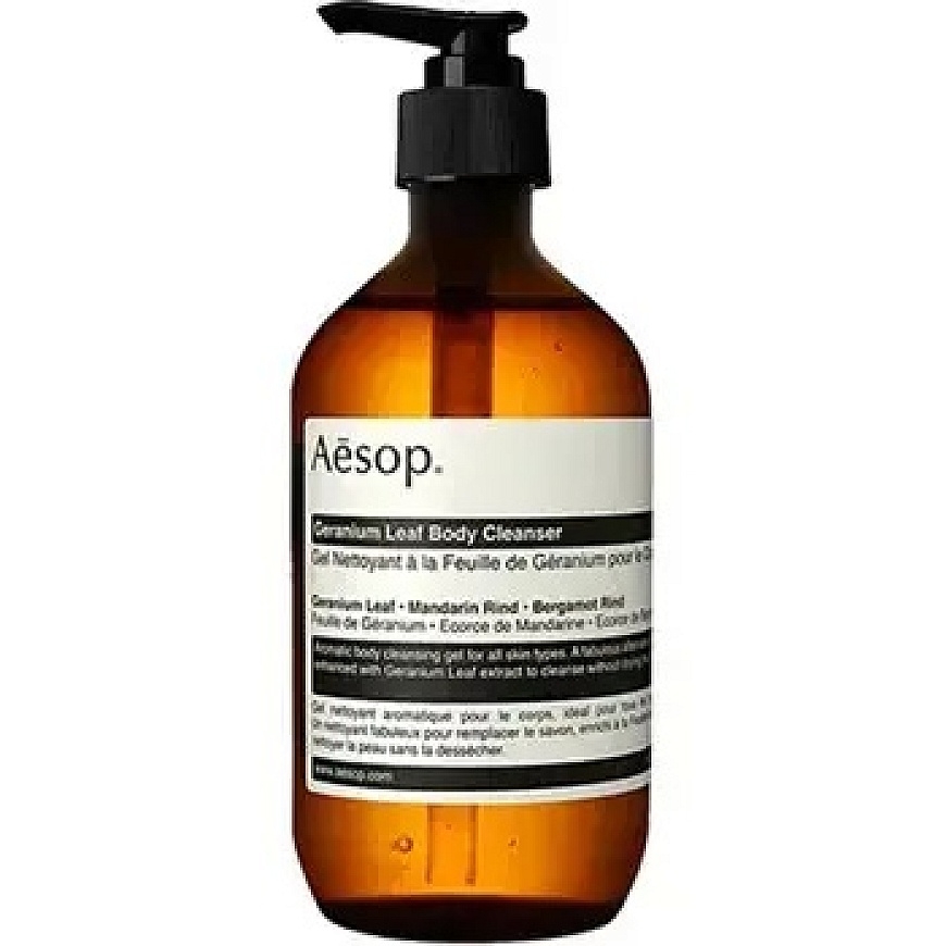 Aesop Geranium Leaf Body Cleanser - Virkistävä vartalon puhdistusaine 500 ml