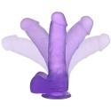Lovetoy 7" Jelly Studs Crystal Dildo keskipitkä violetti Lovetoy 7" Jelly Studs Crystal Dildo keskipitkä violetti