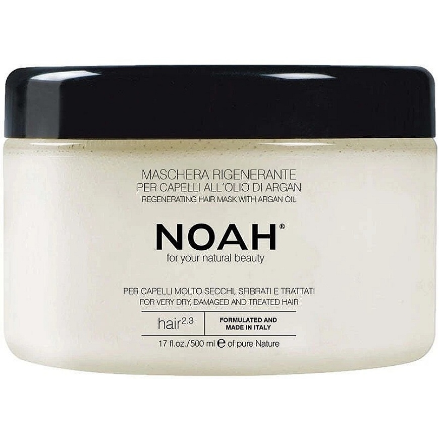 Noah 2.3. Regenerating Hair Mask With Argan Oil Kaukė sausiems ir pažeistiems plaukams, 500 ml – 3