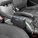 Trijų lizdų ilgintuvo kroviklis 2x USB A Į/JUNGIKLIS LED indikatorius 12/24V 100W 70cm AMIO-04363
