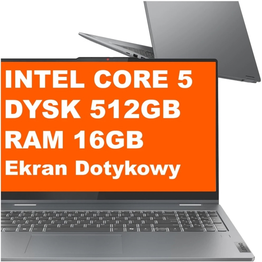 Nešiojamas kompiuteris Lenovo Ideapad 5 2in1 - Core 5 120U | 16" | Dotyk | 16GB | 512GB | Win11