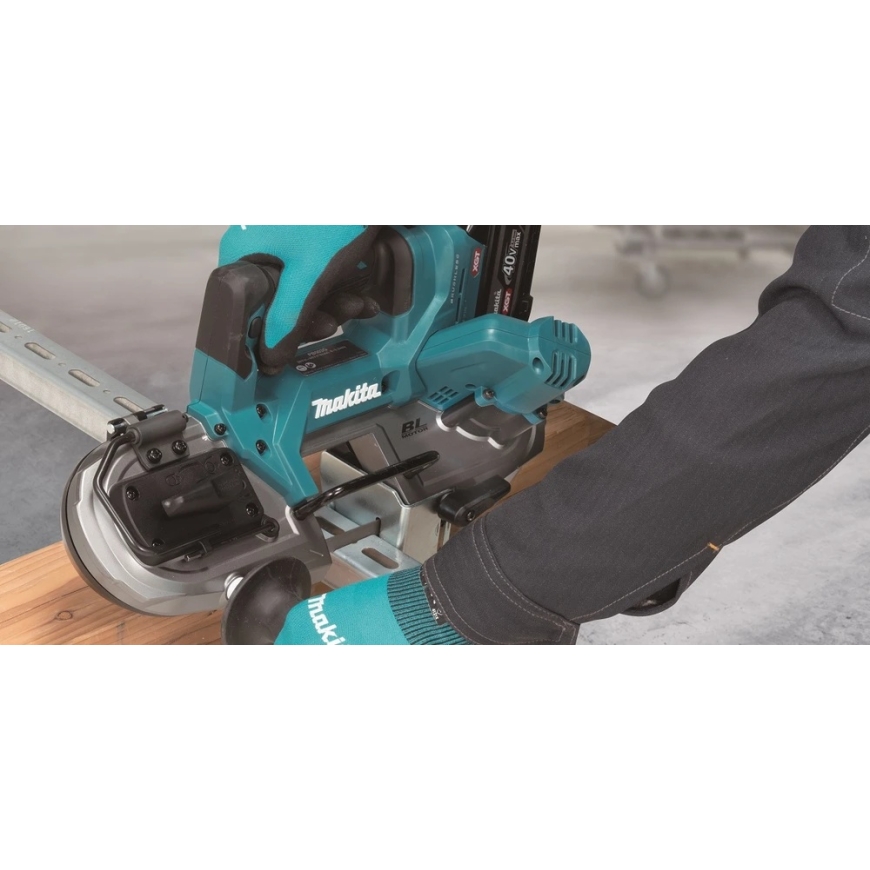 Makita PB003GZ Аккумуляторная ленточная пила XGT, 66 x 66 мм, 0 - 3,2 м/с, бесщеточный двигатель, XPT, Без аккумулятора и зарядн – 4