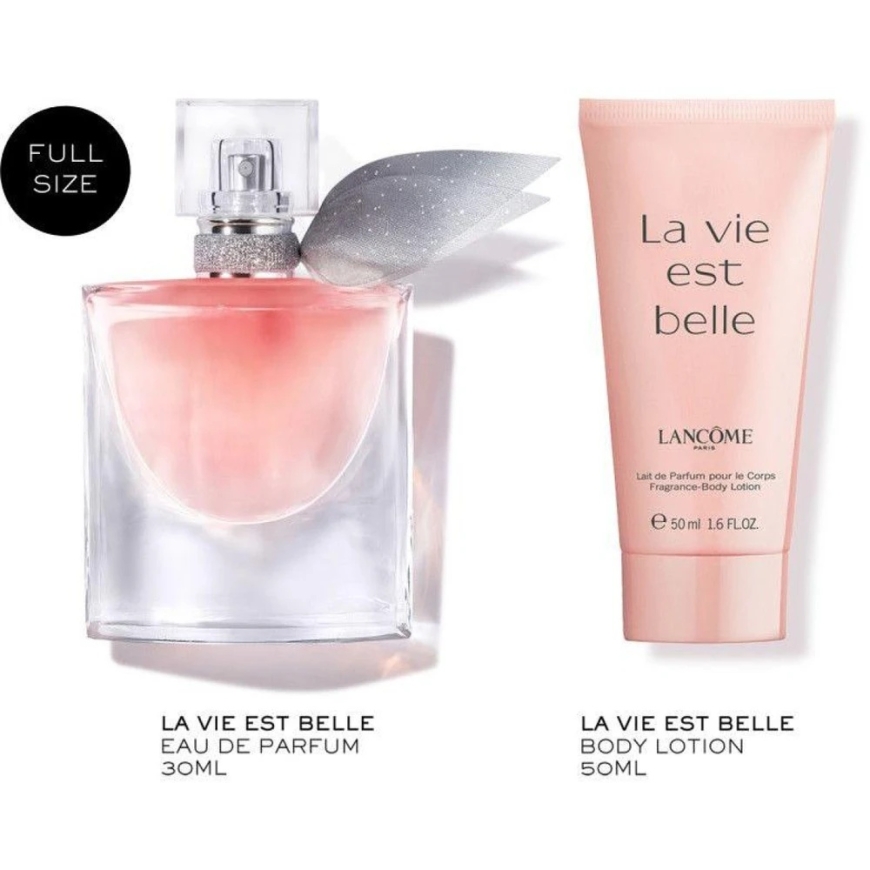 Lancome La Vie Est Belle Подарочный набор для женщин (EDP, 30 мл + Крем для тела, 50 мл) – 2