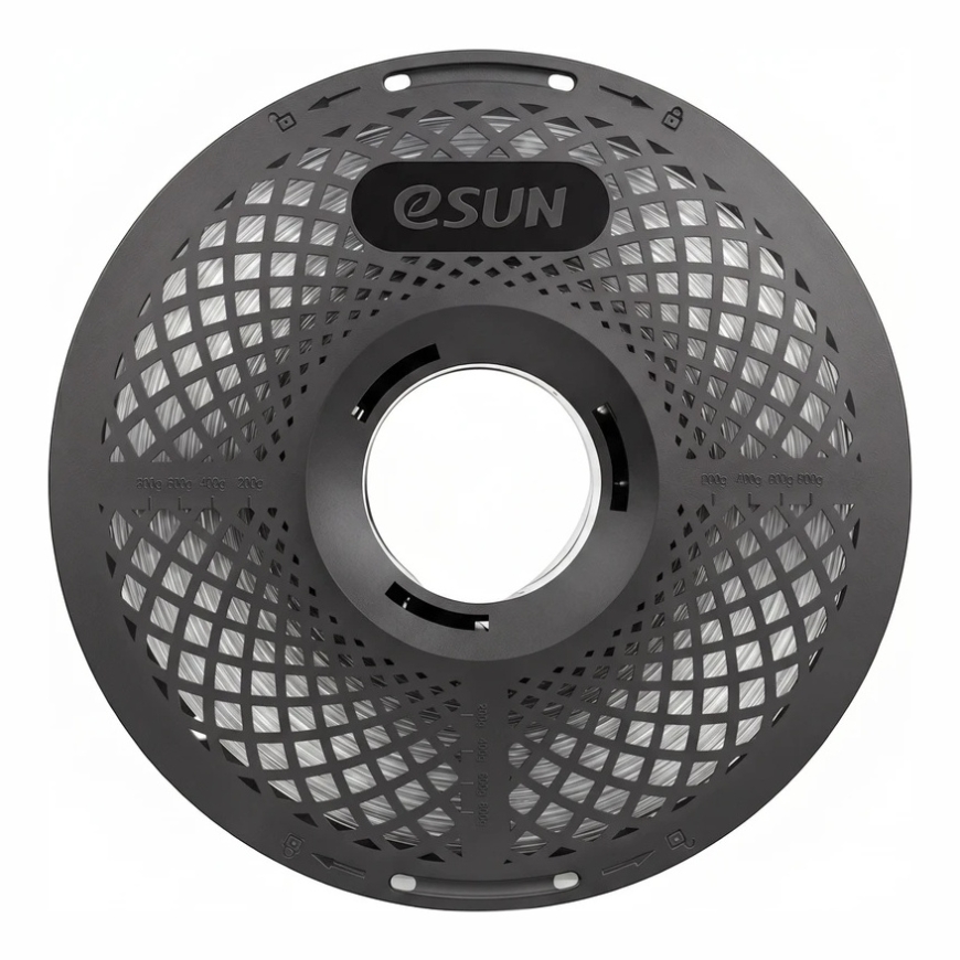 eSUN PETG-Basic plastmasa 1kg 1,75 mm – caurspīdīga – 3