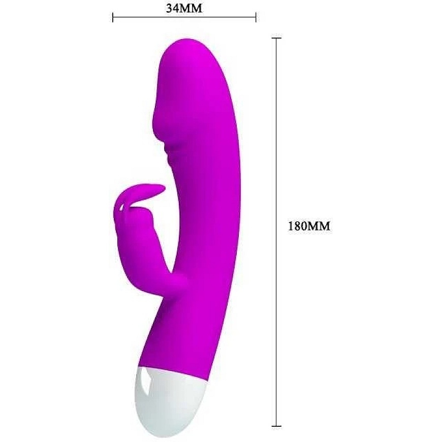 Pretty Love multifunktsionaalne jänese kujuline vibraator massageriga, 30 režiimi – 3