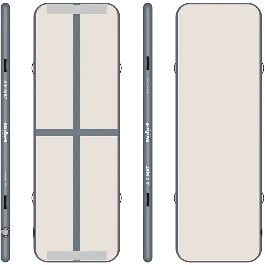 Airtrack REBEL 300x100x10 гимнастический и акробатический мат - серый